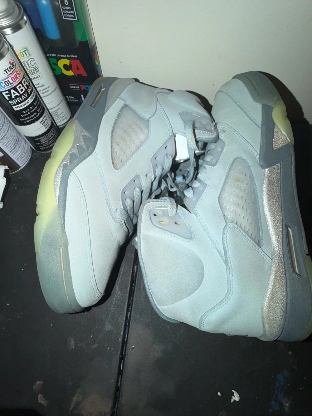 Size 8.5 - Air Jordan 5 Retro Blue Bird